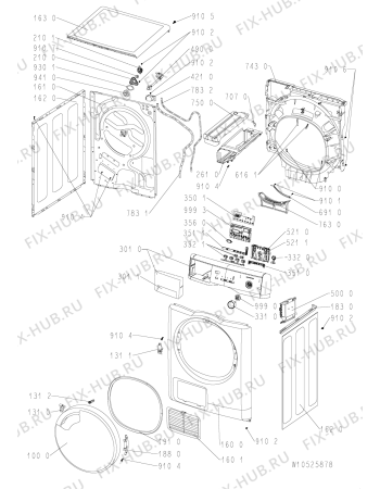 Схема №2 TK PLUS 71B DI с изображением Микромодуль для стиралки Whirlpool 481010470248