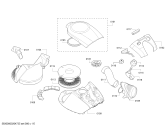 Схема №3 VSX7XTRM с изображением Корпус для пылесоса Bosch 11020551
