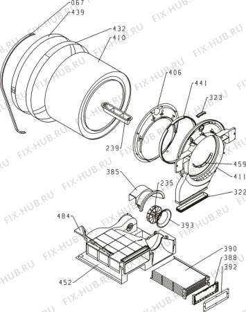 Взрыв-схема стиральной машины Sidex WT175 (126396, SP610/110) - Схема узла 04