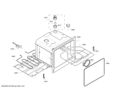 Схема №5 HBM56B551B с изображением Кольцо для плиты (духовки) Bosch 00627191