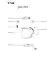 Схема №1 KO2617KR/87A с изображением Ручка для чайника (термопота) Seb SS-207784