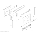 Схема №3 B1442N0GB с изображением Панель управления для духового шкафа Bosch 00440505