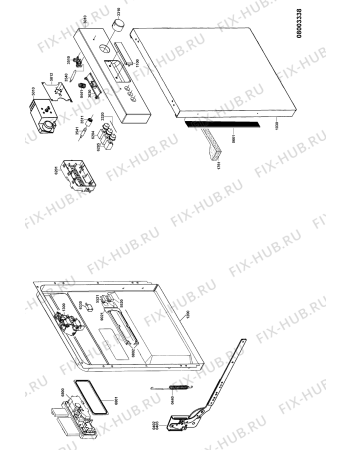 Схема №4 ADP 557 WH с изображением Таймер для электропосудомоечной машины Whirlpool 481290500222