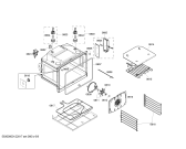 Схема №4 MED302EB с изображением Внешняя дверь для духового шкафа Bosch 00144686