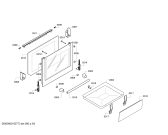 Схема №2 HR74W633Y с изображением Фронтальное стекло для плиты (духовки) Siemens 00710581