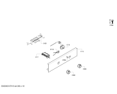 Схема №3 FRTA601 с изображением Панель управления для духового шкафа Bosch 00705373