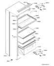 Схема №2 SKE88811AF с изображением Блок управления для холодильника Aeg 973933019562003