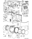 Схема №1 AWM 9100-ZA с изображением Обшивка для стиралки Whirlpool 481245214244