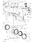 Схема №1 AWOE 9140 с изображением Обшивка для стиралки Whirlpool 481010435134