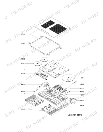 Схема №1 KHIP365510 (F101449) с изображением Другое для духового шкафа Indesit C00511592