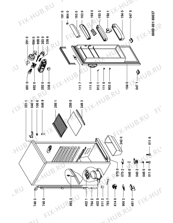 Схема №1 ARC 1320 с изображением Всякое для холодильной камеры Whirlpool 481231028294