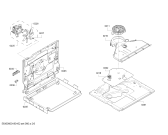 Схема №6 P1HEB63056 с изображением Ручка переключателя для духового шкафа Bosch 00630490