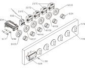 Схема №5 PF6064RVSUU (182463, E44U3-E34) с изображением Лимб (диск) для электропечи Gorenje 182850