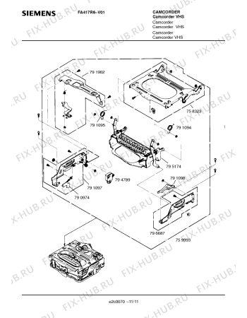 Схема №6 FA417R6 с изображением Инструкция по эксплуатации для телевизора Siemens 00531169
