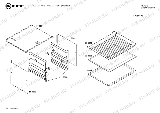 Схема №4 B1160G1 1031315 с изображением Панель для электропечи Bosch 00286416