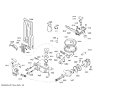 Схема №5 SRI45T25EU с изображением Передняя панель для посудомоечной машины Bosch 00662289