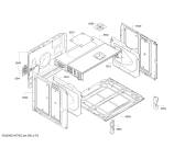 Схема №2 HBA63B261B с изображением Панель управления для плиты (духовки) Bosch 00740046