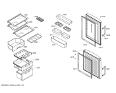 Схема №2 KG16V41TI с изображением Дверь для холодильника Siemens 00242244