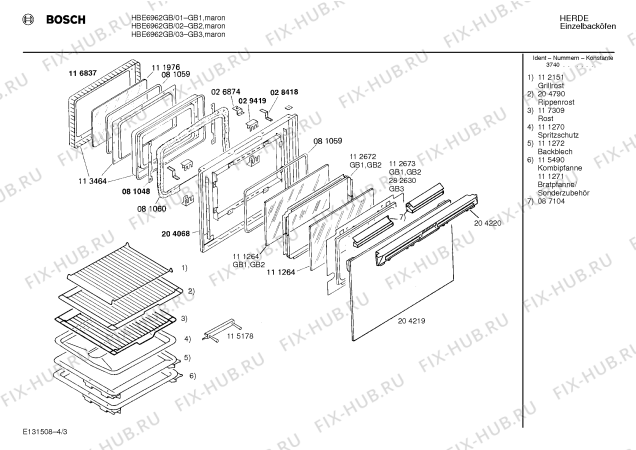 Схема №2 0750462029 с изображением Нагревательный элемент для плиты (духовки) Bosch 00207573