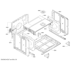 Схема №4 HEB76D651 с изображением Фронтальное стекло для плиты (духовки) Bosch 00689941