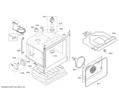 Схема №4 HBA36B350 с изображением Панель управления для электропечи Bosch 00703964