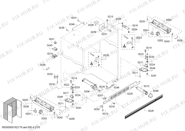 Схема №12 T42BR820NS с изображением Программатор для посудомойки Bosch 11004106