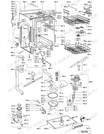 Схема №2 ADP JUBLIEUM с изображением Панель для посудомоечной машины Whirlpool 481245371718
