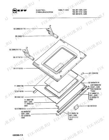 Схема №3 195301328 1056.71HCS с изображением Часовой механизм для духового шкафа Bosch 00083630