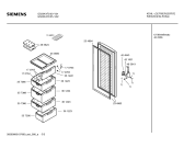 Схема №3 GS22K4F3 с изображением Ручка двери для холодильника Siemens 00493919