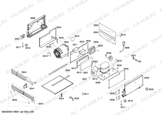 Схема №4 RC462700 с изображением Монтажный набор для холодильника Bosch 00700987