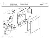 Схема №3 SE24200CH с изображением Передняя панель для посудомойки Siemens 00351690