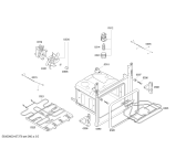 Схема №2 HBB42C350E с изображением Передняя часть корпуса для электропечи Bosch 00672885