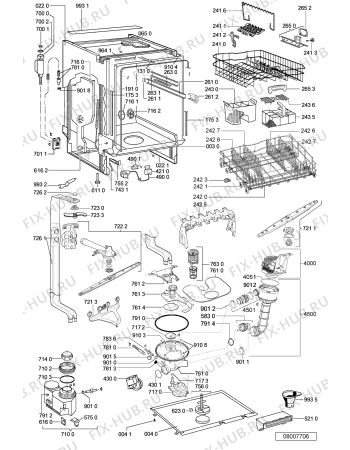 Схема №2 GSIE 100 POWER PT с изображением Обшивка для посудомоечной машины Whirlpool 480140101427