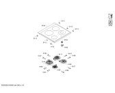 Схема №4 PHCB595520 с изображением Ручка управления духовкой для плиты (духовки) Bosch 00631122