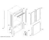 Схема №5 CI36BP01 с изображением Стеклопанель для холодильника Siemens 00684629