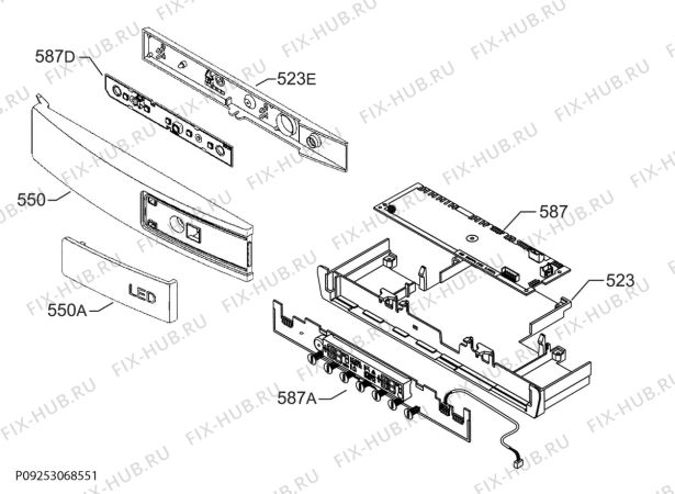 Схема №1 SCT71800F0 с изображением Микромодуль для холодильной камеры Aeg 9822425882782