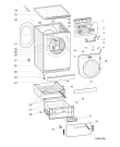 Схема №2 AQ86F29IT (F101742) с изображением Заслонка для стиралки Indesit C00542936