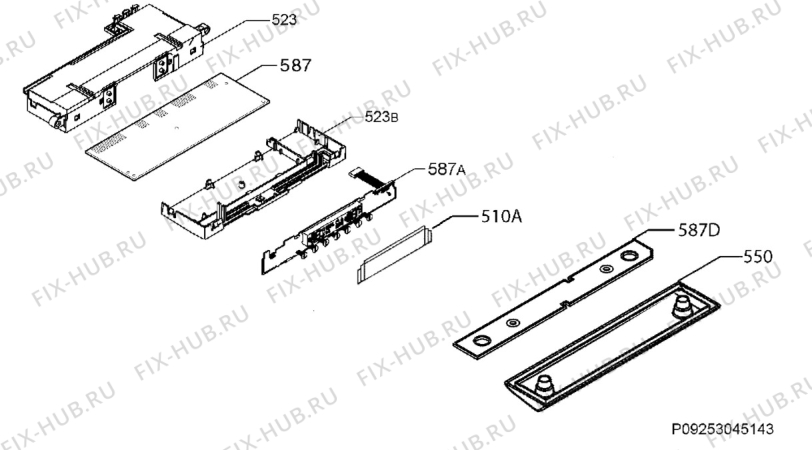 Взрыв-схема холодильника Aeg Electrolux S83800CTM0 - Схема узла Diffusor