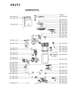 Схема №3 EA800410/70I с изображением Крышка для электрокофеварки Krups MS-0A17462