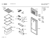 Схема №3 KGV70320 с изображением Толкатель для холодильной камеры Bosch 00174464