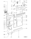 Схема №3 ADG 986 IX с изображением Обшивка для электропосудомоечной машины Whirlpool 481245373605