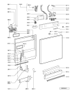 Схема №1 XLE24ARBNA с изображением Блок управления для посудомойки Whirlpool 481221479821