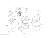 Схема №1 MCM2007 с изображением Центрифуга для отжима сока для электрокомбайна Bosch 00492024