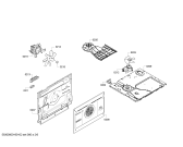 Схема №2 VVH22C3150 с изображением Панель управления для духового шкафа Bosch 00708389