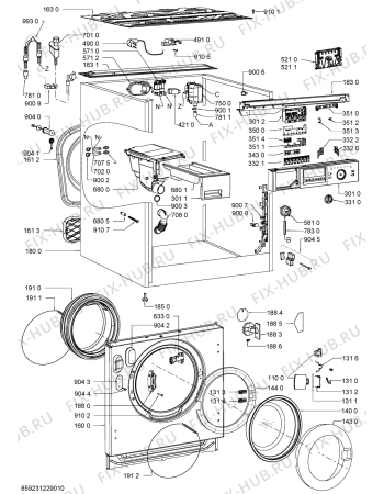 Схема №2 AWOD 065 с изображением Другое для стиралки Whirlpool 481010442840