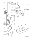 Схема №2 C 879 BL с изображением Модуль (плата) управления для посудомойки Whirlpool 481221838543