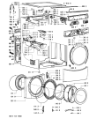 Схема №1 092 LS/CR с изображением Ручка (крючок) люка для стиралки Whirlpool 480111103134