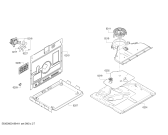 Схема №5 HCR724327S с изображением Фронтальное стекло для духового шкафа Bosch 00773857