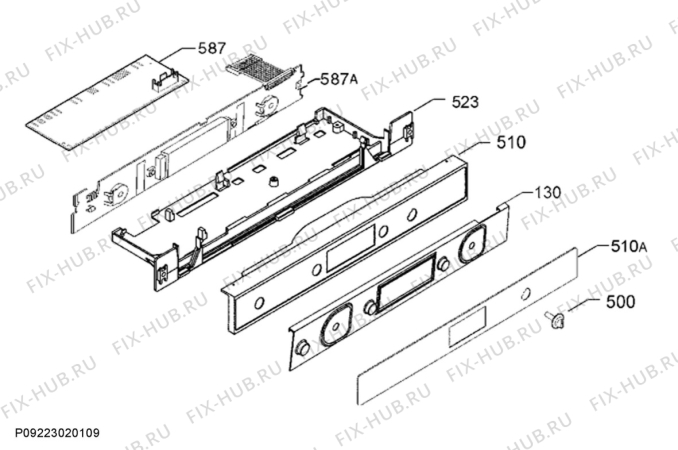 Взрыв-схема холодильника Pelgrim PVS3102N/P03 - Схема узла Diffusor