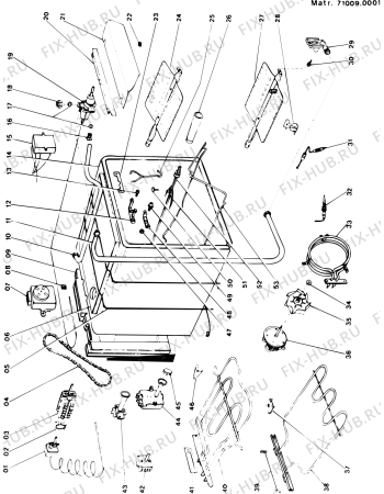 Схема №4 A6S42E375B (F000400) с изображением Рукоятка для духового шкафа Indesit C00027125